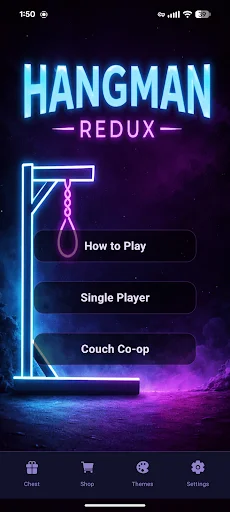 Download Hangman Redux: Game Tebak Kata Seru & Menantang - Screenshot 1