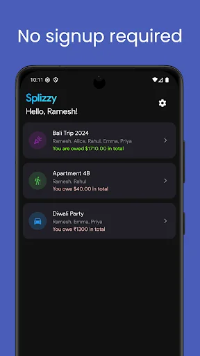 Download Splizzy Terbaru – Aplikasi Bagi Tagihan Tanpa Batas - Screenshot 1