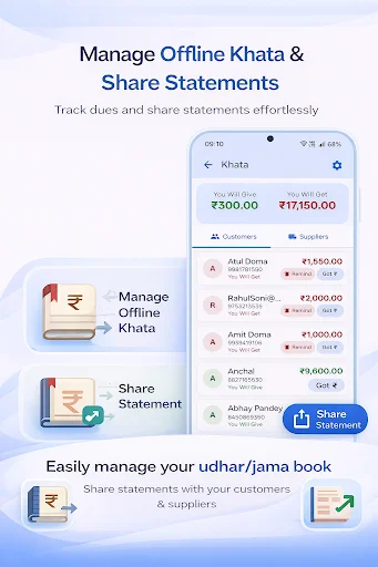 Download Ledgerly – Khata & GST Billing Terbaru – Aplikasi Bisnis - Screenshot 1