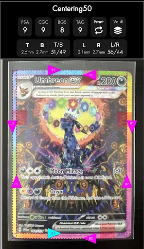 Download Centering50: Card Grading Tool Terbaru – Cek Rasio Kartu - Screenshot 1