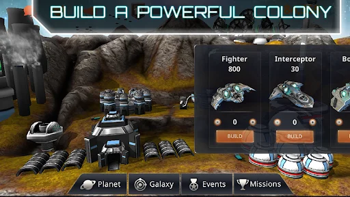 Download Colony Attack Terbaru – Bangun Armada Luar Angkasa Anda - Screenshot 2