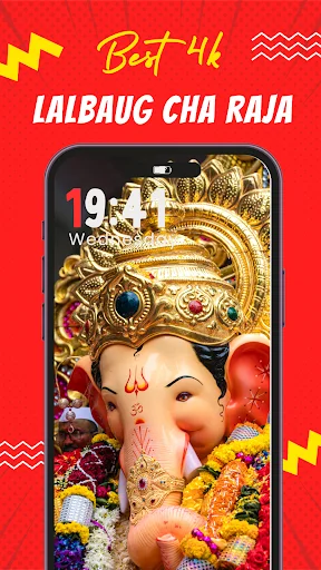 Download Ganpati Wallpaper 4K Terbaru – Koleksi HD Gratis - Screenshot 3