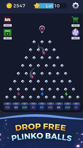 Download Lucky Plinko: Ball Drop x1000 Terbaru – Game Seru Gratis - Screenshot 1
