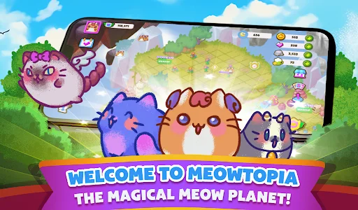 Download Meowtopia: Zodiac Cat Merge Terbaru – Koleksi Kucing Lucu - Screenshot 9