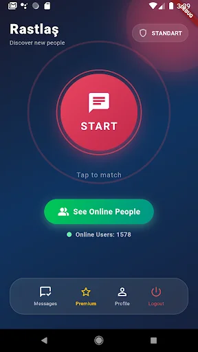Download Rastlas: Random Live Chat Terbaru – Obrolan Acak Gratis - Screenshot 1