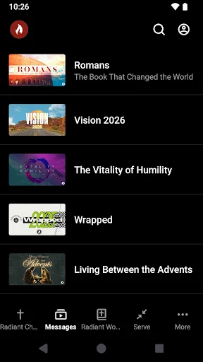 Download Aplikasi Radiant Church Terbaru – Akses Khotbah & Ibadah - Screenshot 2