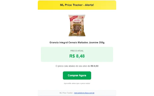 Alerta de Preco Mercado Livre: Cek Riwayat Harga Termurah - Screenshot 5