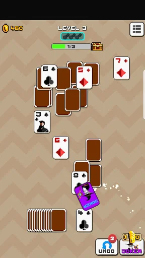 Download Pixel Solitaire : Tripeaks Terbaru – Game Puzzle Retro - Screenshot 3