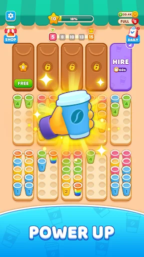 Download Coffee Color Stack Terbaru – Game Puzzle Kopi Seru - Screenshot 6