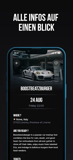 Download DeepDays – Autotreffen Terbaru – Temukan Komunitas Mobil - Screenshot 3
