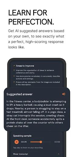 Download CELPIP Speaking Prep: USpeakAI – Latihan CELPIP Gratis - Screenshot 5
