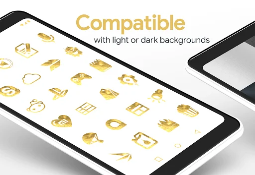 Download Gold Leaf Pro Icon Pack Terbaru – Ubah Tampilan HP - Screenshot 9
