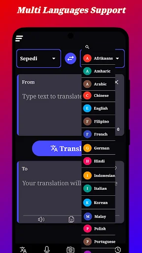Download Sepedi Translation Terbaru – Penerjemah Bahasa Gratis - Screenshot 2