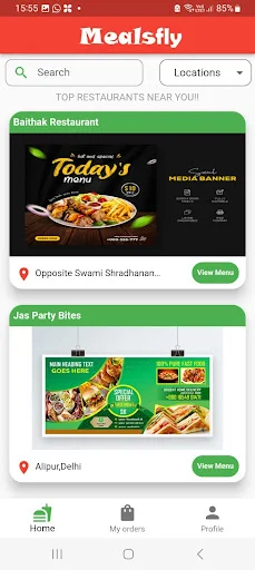 Unduh Mealsfly Terbaru – Pesan Makanan Cepat & Tanpa Minimum Order - Screenshot 2