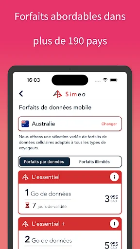 Download Simeo eSIM – Internet Murah & Mudah untuk Travel - Screenshot 13