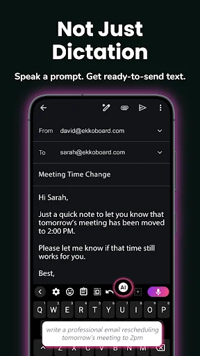 Download EkkoBoard AI Voice Keyboard Terbaru – Ketik Cepat Gratis - Screenshot 3