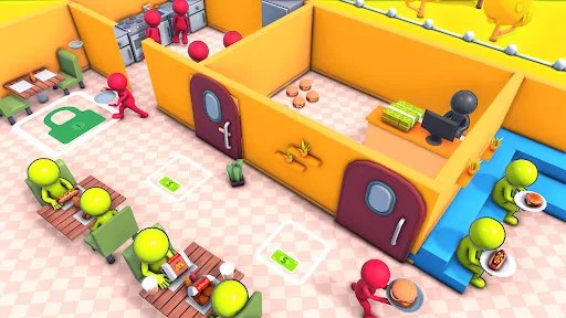 Download Idle Burger Shop: Cafe Tycoon Terbaru – Game Restoran - Screenshot 2