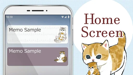 Download Cute Cat Mochi Terbaru – Aplikasi Catatan Lucu Gratis - Screenshot 6