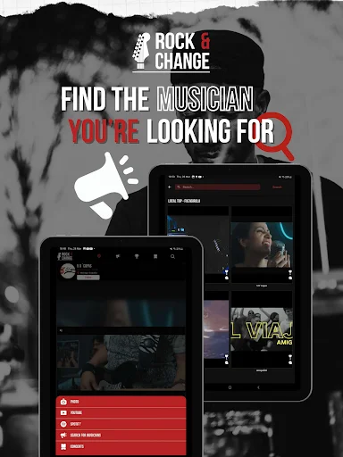Download Rock&Change Terbaru – Hubungkan Bakat Musik Lokal Anda - Screenshot 8