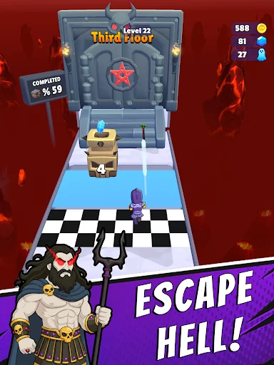 Download Hell Escape Terbaru – Lawan Iblis & Bertahan Hidup - Screenshot 16