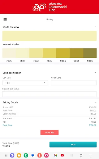 Download Colourworld Tint Terbaru – Operasi Tinting Cat Mudah - Screenshot 5