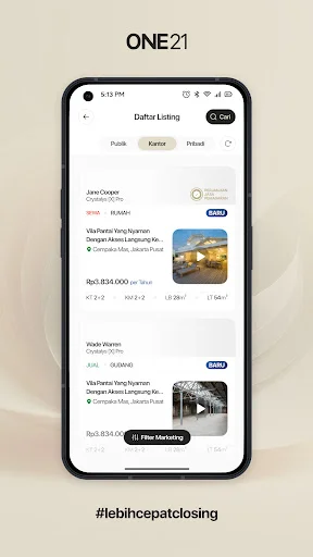 Download ONE21 Terbaru – Aplikasi Agen Properti Century 21 Indonesia - Screenshot 4