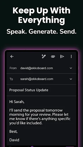 Download EkkoBoard AI Voice Keyboard Terbaru – Ketik Cepat Gratis - Screenshot 9