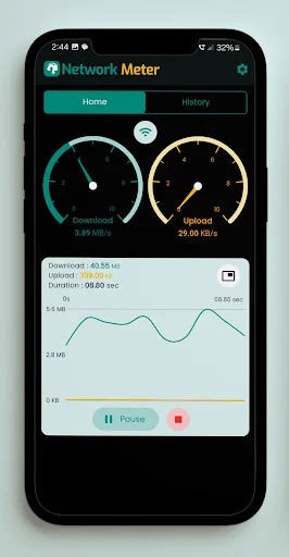 Download Network Meter Terbaru – Pantau Kecepatan Internet Gratis - Screenshot 5