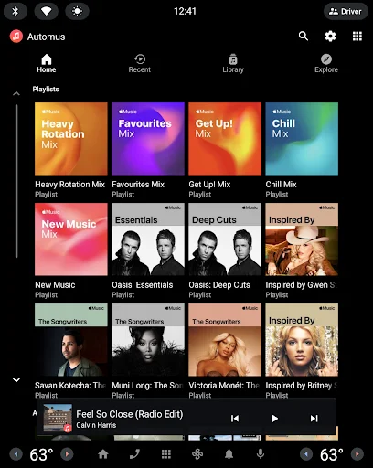 Download Automus Terbaru – Pemutar Apple Music di Android Automotive - Screenshot 1