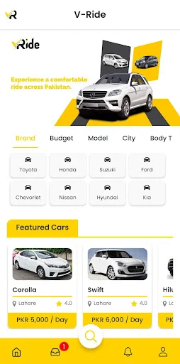 Download V Ride Terbaru – Sewa Mobil Mudah dan Murah - Screenshot 1
