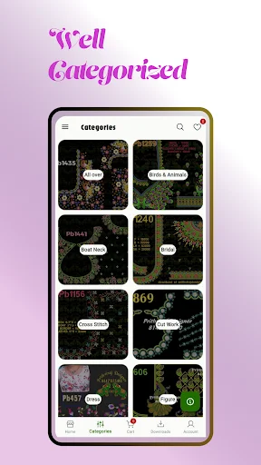 Download PB Embroidery Designs – Desain Bordir Premium Gratis - Screenshot 2