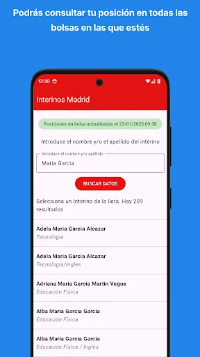 Unduh Interinos Madrid. Educación Terbaru – Pantau Posisi Anda - Screenshot 2