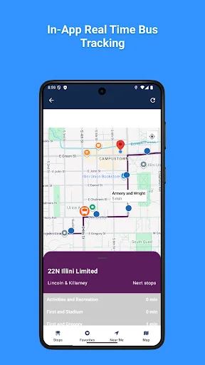 Download UIUC Bus Terbaru – Informasi Rute CUMTD Real-Time - Screenshot 2