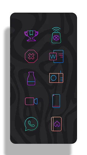 Download Lines Chroma Icon Pack Terbaru – Ikon Garis Keren - Screenshot 7