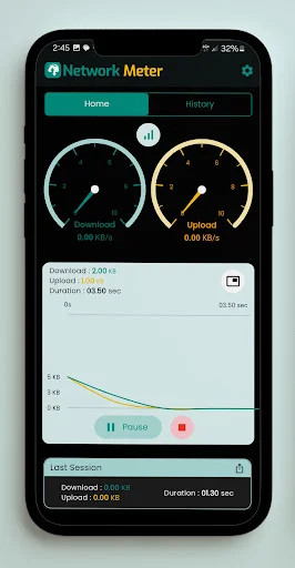 Download Network Meter Terbaru – Pantau Kecepatan Internet Gratis - Screenshot 8