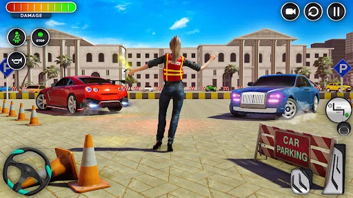 Download Car Games: City Driving School – Simulasi Mengemudi - Screenshot 8