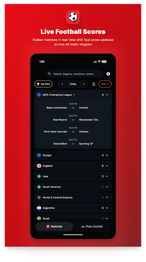 Download Puntsville: Live Scores & Tips Terbaru – Skor Bola Gratis - Screenshot 1