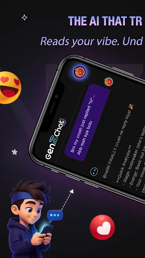 Download Genzchat-AI Dating Coach Terbaru – Tips Chatting AI - Screenshot 2