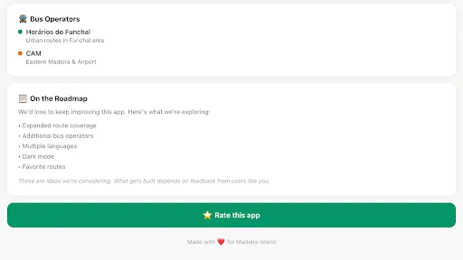 Download Madeira Bus Terbaru – Jadwal Bus Offline & Praktis - Screenshot 21