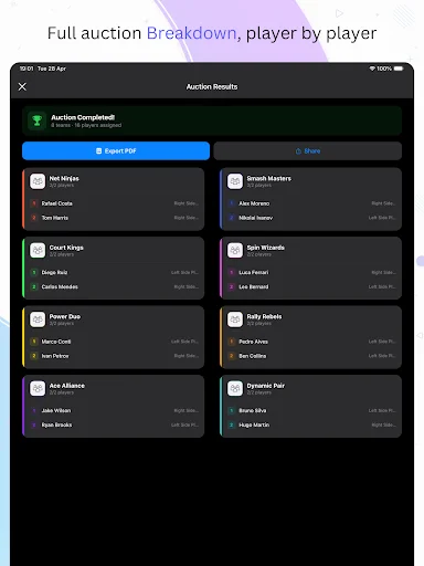 Download Auction League Terbaru – Kelola Lelang Olahraga Gratis - Screenshot 11