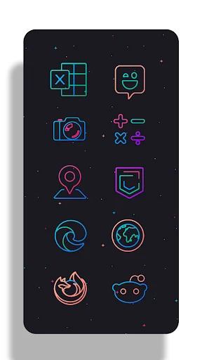 Download Lines Chroma Icon Pack Terbaru – Ikon Garis Keren - Screenshot 8