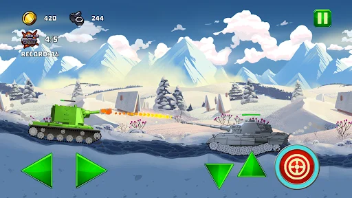 Download Tank Attack 5 | Tanks 2D Terbaru – Game Perang Seru - Screenshot 21