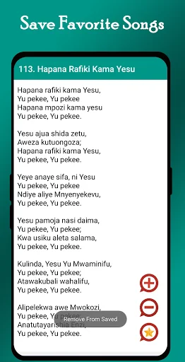 Download Nyimbo Za Injili – Buku Lagu Rohani Swahili Gratis - Screenshot 4