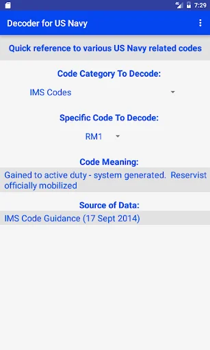 Download Navy Decoder Terbaru – Referensi Kode Angkatan Laut - Screenshot 1