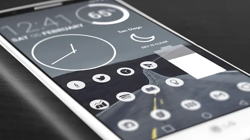 Download Light Void Pro Terbaru – Paket Ikon Minimalis Putih - Screenshot 17