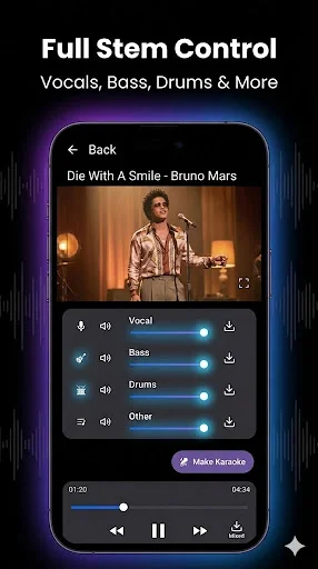 Download Vocal Music Separator AI Terbaru – Pemisah Vokal Gratis - Screenshot 3