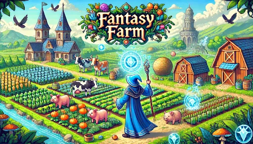 Download FantasyFarm RPG: Cozy Farm Sim Terbaru – Simulasi Gratis - Screenshot 1