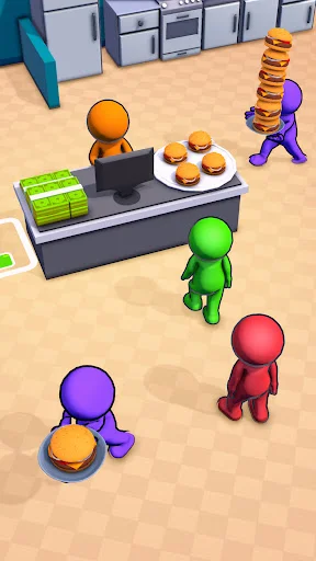 Download Idle Burger Shop: Cafe Tycoon Terbaru – Game Restoran - Screenshot 19