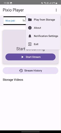 Download Pixio Player Terbaru – Streaming & Video Lokal Gratis - Screenshot 1