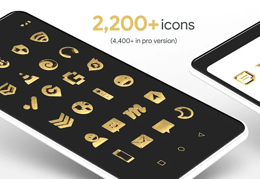 Download Solid Gold – Icon Pack Terbaru – Ikon 3D Mewah - Screenshot 2